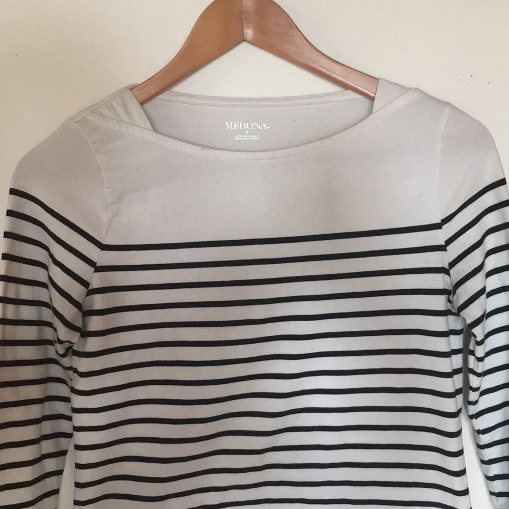 Merona- THREE QUARTER SLEEVE TEE